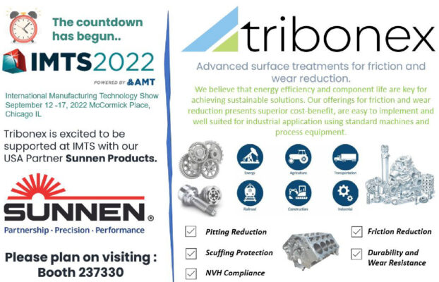 Tribonex revisiting IMTS together with Sunnen Products