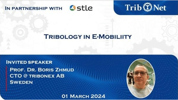 Driving Forward: Prof. Dr. Boris Zhmud Empowers E-mobility with Tribological Innovation on March 1st